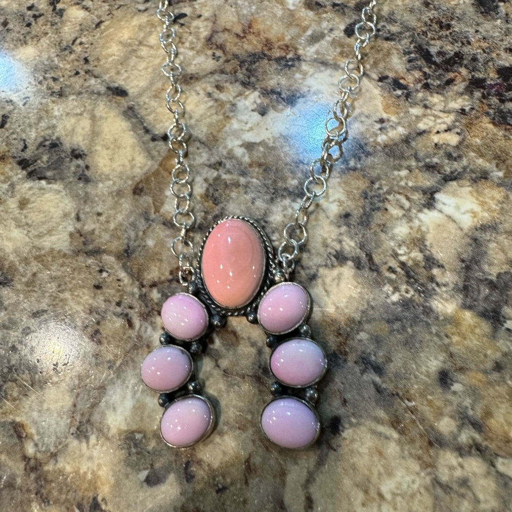 Pink Conch Necklace